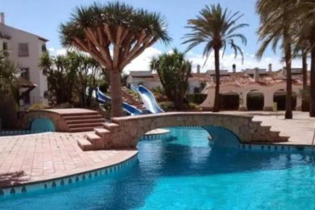 En Denia, Urbanizacion El Palmar Con Piscina, Toboganes Y Chiringuito Apartment Exterior photo